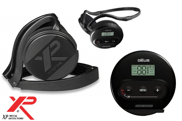 Metalldetektor XP DEUS X35 Komplettset mit Funkkopfh&ouml;rer WS4 und 28cm Spule 